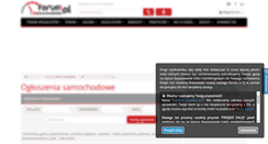 Desktop Screenshot of ogloszenia.forumsamochodowe.pl